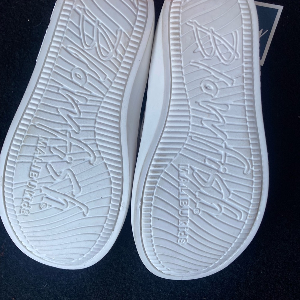Girl Unicorn Print Kids Sneakers - White and Pink - Picture 4 of 4
